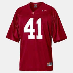 Alabama Crimson Tide Courtney Upshaw Jersey Red College Football For Kids #41