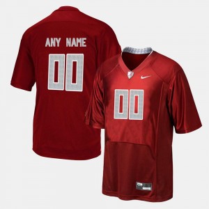 Alabama Crimson Tide Custom Jerseys Red College Football #00 Men