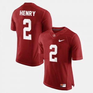 Alabama Crimson Tide Derrick Henry Jersey Kids College Football #2 Red