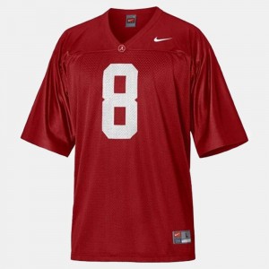 Alabama Crimson Tide Julio Jones Jersey For Kids #8 College Football Red