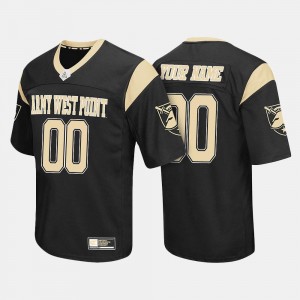 Army Black Knights Customized Jerseys Black #00 College Limited Football Mens