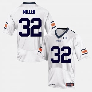 Auburn Tigers Malik Miller Jersey For Men's College Football White #32