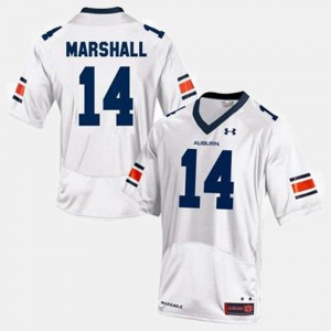 Auburn Tigers Nick Marshall Jersey White Men's #14 College Football