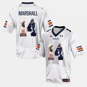 Auburn Tigers Nick Marshall Jersey White Men Player Pictorial #14