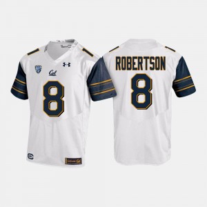 California Golden Bears Demetris Robertson Jersey Mens #8 College Football White