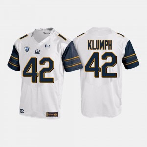California Golden Bears Dylan Klumph Jersey College Football For Men's White #42