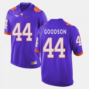 Clemson Tigers B.J. Goodson Jersey Purple #44 Men's College Football