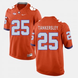 Clemson Tigers Cordrea Tankersley Jersey College Football Mens Orange #25