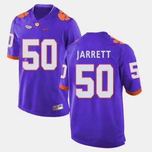 Clemson Tigers Grady Jarrett Jersey College Football Purple Men's #50