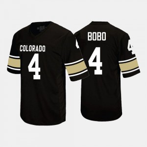 Colorado Buffaloes Bryce Bobo Jersey Men #4 College Football Black