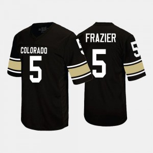 Colorado Buffaloes George Frazier Jersey Black #5 College Football For Men