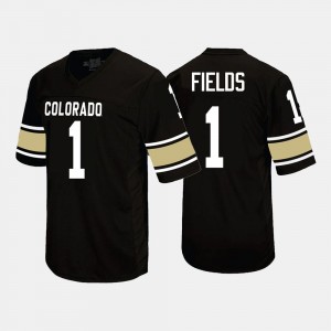 Colorado Buffaloes Shay Fields Jersey College Football For Men Black #1