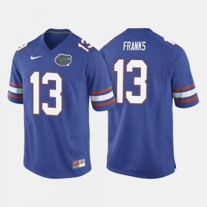 Florida Gators Feleipe Franks Jersey College Football #13 Royal Blue For Men's