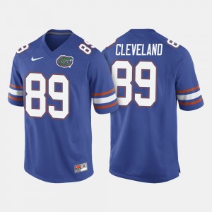 Florida Gators Tyrie Cleveland Jersey College Football Royal Blue #89 Mens