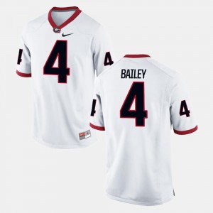 Georgia Bulldogs Champ Bailey Jersey Alumni Football Game White #4 For Men's