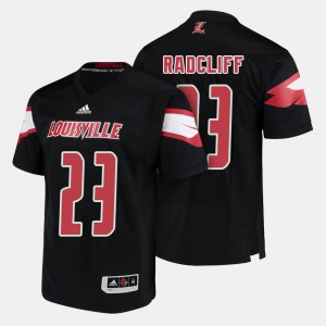 Louisville Cardinals Brandon Radcliff Jersey #23 College Football Men's Black
