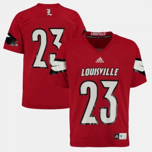 Louisville Cardinals Jersey #23 Red Men College Football