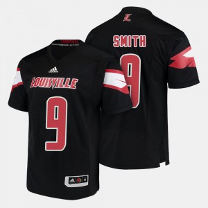 Louisville Cardinals Jaylen Smith Jersey Mens Black College Football #9