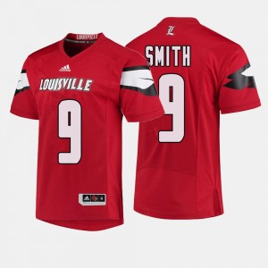 Louisville Cardinals Jaylen Smith Jersey College Football Men #9 Red