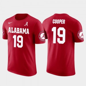 Alabama Crimson Tide Amari Cooper T-Shirt Red #19 Future Stars For Men Dallas Cowboys Football
