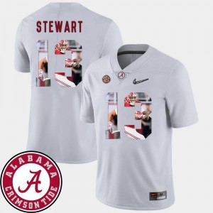 Alabama Crimson Tide ArDarius Stewart Jersey Football White Pictorial Fashion #13 For Men's