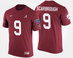 Alabama Crimson Tide Bo Scarbrough T-Shirt Bowl Game Sugar Bowl Men's Crimson #9