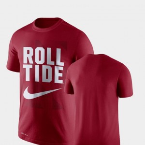 Alabama Crimson Tide T-Shirt Performance Legend Franchise For Men's Crimson