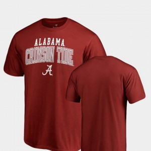 Alabama Crimson Tide T-Shirt Men Square Up Crimson