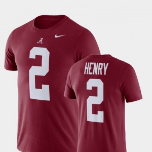 Alabama Crimson Tide Derrick Henry T-Shirt Football Performance Crimson For Men's #2