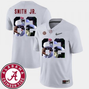 Alabama Crimson Tide Irv Smith Jr. Jersey Mens Football #82 White Pictorial Fashion