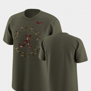 Alabama Crimson Tide T-Shirt Men's Olive Legend Camo