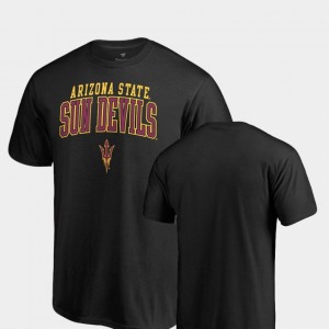 Arizona State Sun Devils T-Shirt Square Up Black For Men's