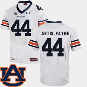 Auburn Tigers Cameron Artis-Payne Jersey #44 College Football SEC Patch Replica White Men's