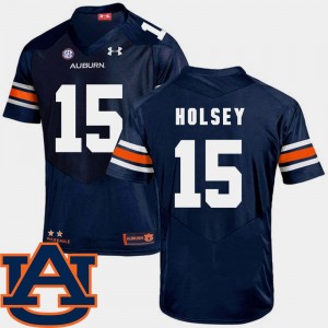 Auburn Tigers Joshua Holsey Jersey SEC Patch Replica Mens Navy #15 College Football