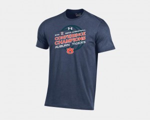 Auburn Tigers T-Shirt Navy 2018 SEC Champions For Men Basketball Regular Season