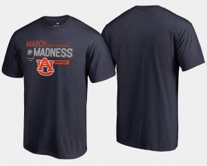 Auburn Tigers T-Shirt For Men's Navy Basketball Tournament 2018 March Madness Bound Airball