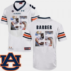 Auburn Tigers Peyton Barber Jersey For Men Pictorial Fashion White Football #25