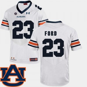 Auburn Tigers Rudy Ford Jersey White Mens #23 College Football SEC Patch Replica