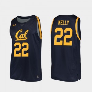 California Golden Bears Andre Kelly Jersey 2019-20 College Basketball Replica For Men's #22 Navy