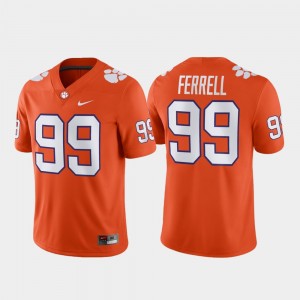 Clemson Tigers Clelin Ferrell Jersey For Men's Football Orange Game #99