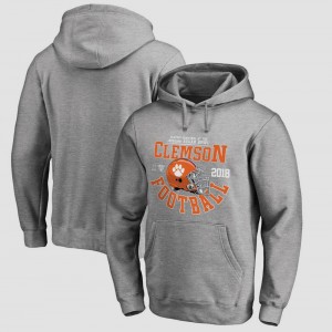 Clemson Tigers Hoodie Gray For Men College Football Playoff 2018 Sugar Bowl Bound Down Bowl Game