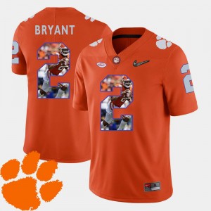 Clemson Tigers Kelly Bryant Jersey Orange For Men Football Pictorial Fashion #2
