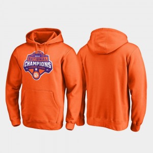 Clemson Tigers Hoodie 2018 National Champions Men's Orange College Football Playoff Gridiron
