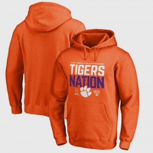 Clemson Tigers Hoodie Orange College Football Playoff 2018 Sugar Bowl Bound Delay Bowl Game Men's