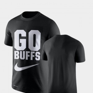 Colorado Buffaloes T-Shirt Performance For Men Black Legend Franchise