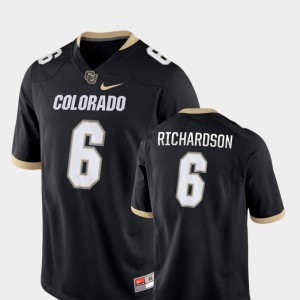 Colorado Buffaloes Paul Richardson Jersey Game For Men's #6 Black College Football