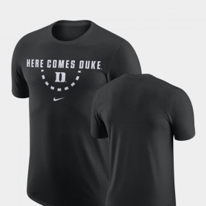 Duke Blue Devils T-Shirt For Men's Black Basketball Team