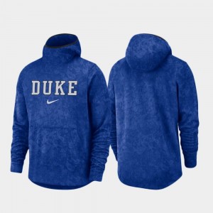 Duke Blue Devils Hoodie Royal Men's Basketball Team Logo Pullover Spotlight