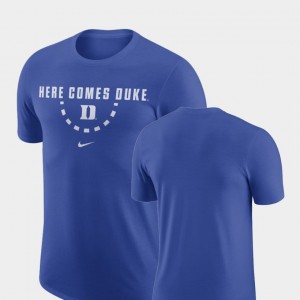 Duke Blue Devils T-Shirt Basketball Team For Men's Royal