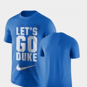 Duke Blue Devils T-Shirt Men's Performance Royal Legend Franchise
